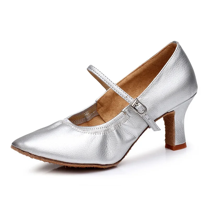 Nieuwe Collectie Merk Moderne Dansschoenen Vrouwen Meisjes Dansschoenen Hoge Hakken Ballroom Latin Ballet Schoen voor Vrouw 3 CM 5 CM 7 CM Hak