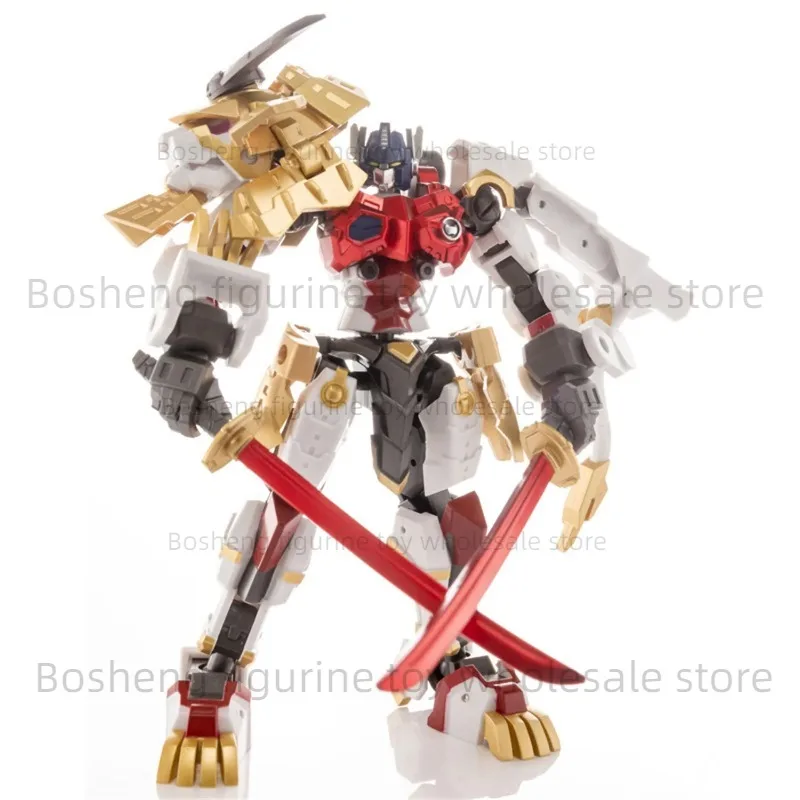 [IN VOORRAAD] Transformeerd Speelgoed CD-01 CD01 CD-01B Wit Zwart LEEUW GEZICHT OP COMMANDER Lio Convoy Action Figure