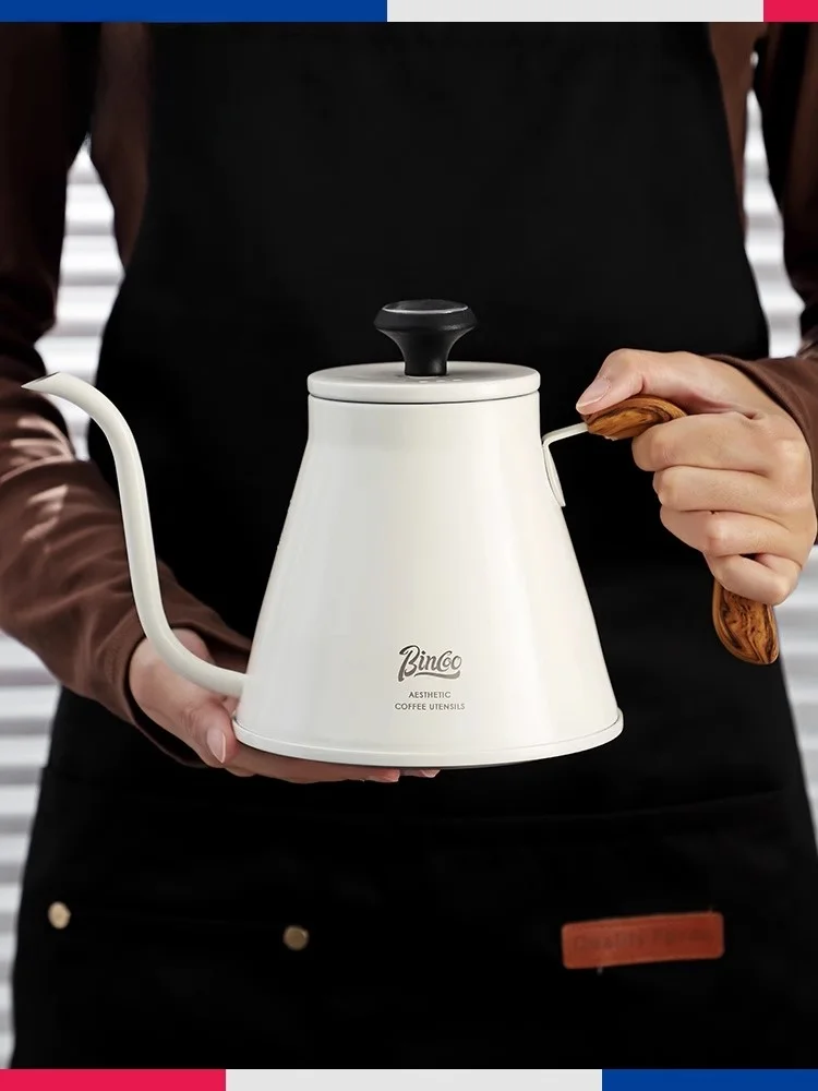 

Ручной кофейник Bincoo из нержавеющей стали с ботом Cosite и длинным носиком для заваривания кофе на плите