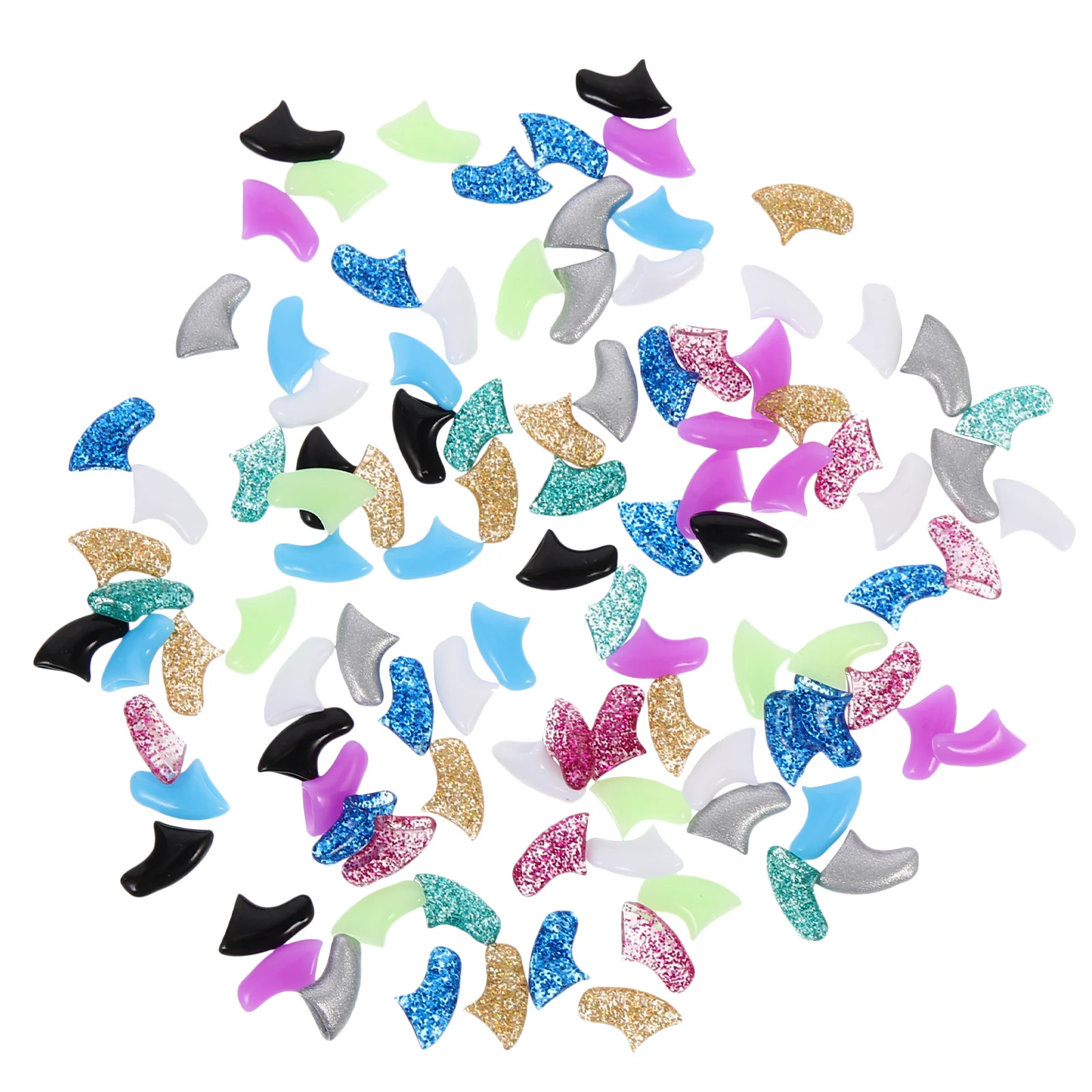 

10Sets Pet Nail Protector Cat Nail Covers Silicone Colorful Flexible Anti-Scratch Claw Caps Soft Comfortable Dog Nails Caps