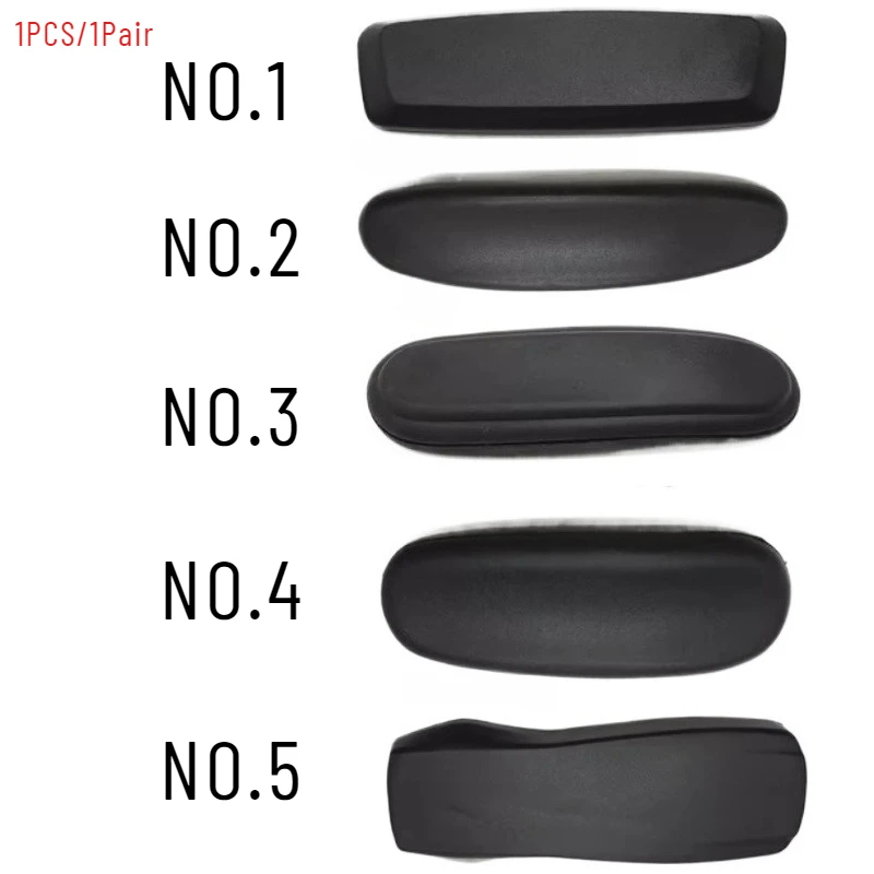 1Pcs / 1Pair Chair Armrest Pads Parts Arm Pad for Gaming / Office Chair Universal Armrest Replacement Repair Chair Arm Rest