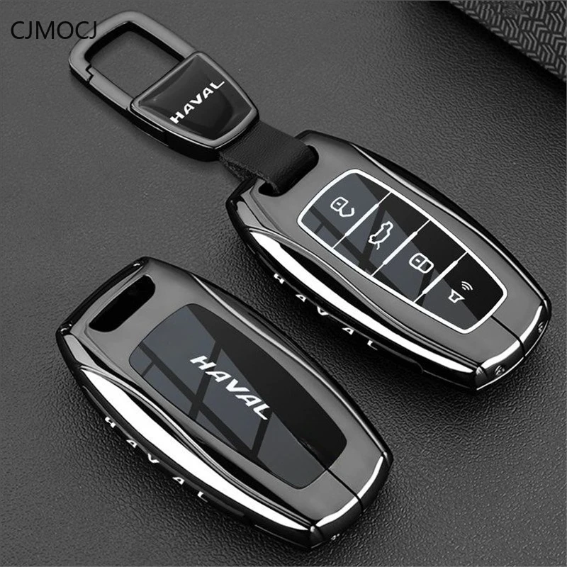 

Premium Zinc Alloy Key Cover for HAVAL H6/Dargo/M6/Menglong/H5/Xiaolong/F5/Cool Dog/H8/Chitu/H9 - Protective Key Case Keybag