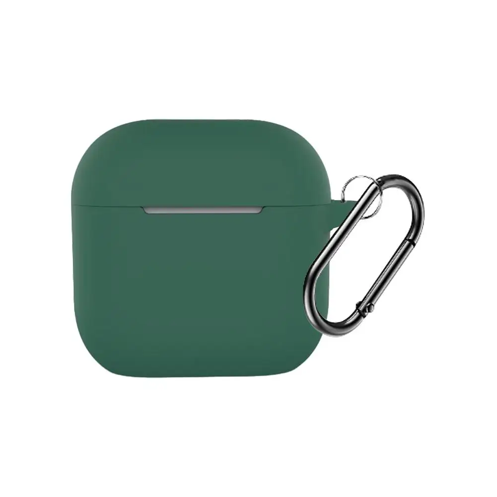 Soft Silicone Case For Apple Airpods4 Cases Wireless Bluetooth Headphones Protective Cover Box With Hook For Airpods 3rd Gen