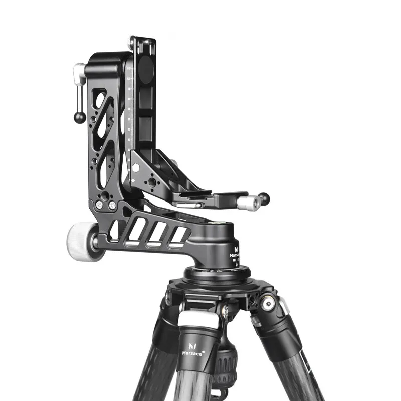 Marsace  Cantilever Head Aluminum Alloy Tripod Kit - Heavy-Duty - Ideal for Wildlife and Bird Photography - New Model