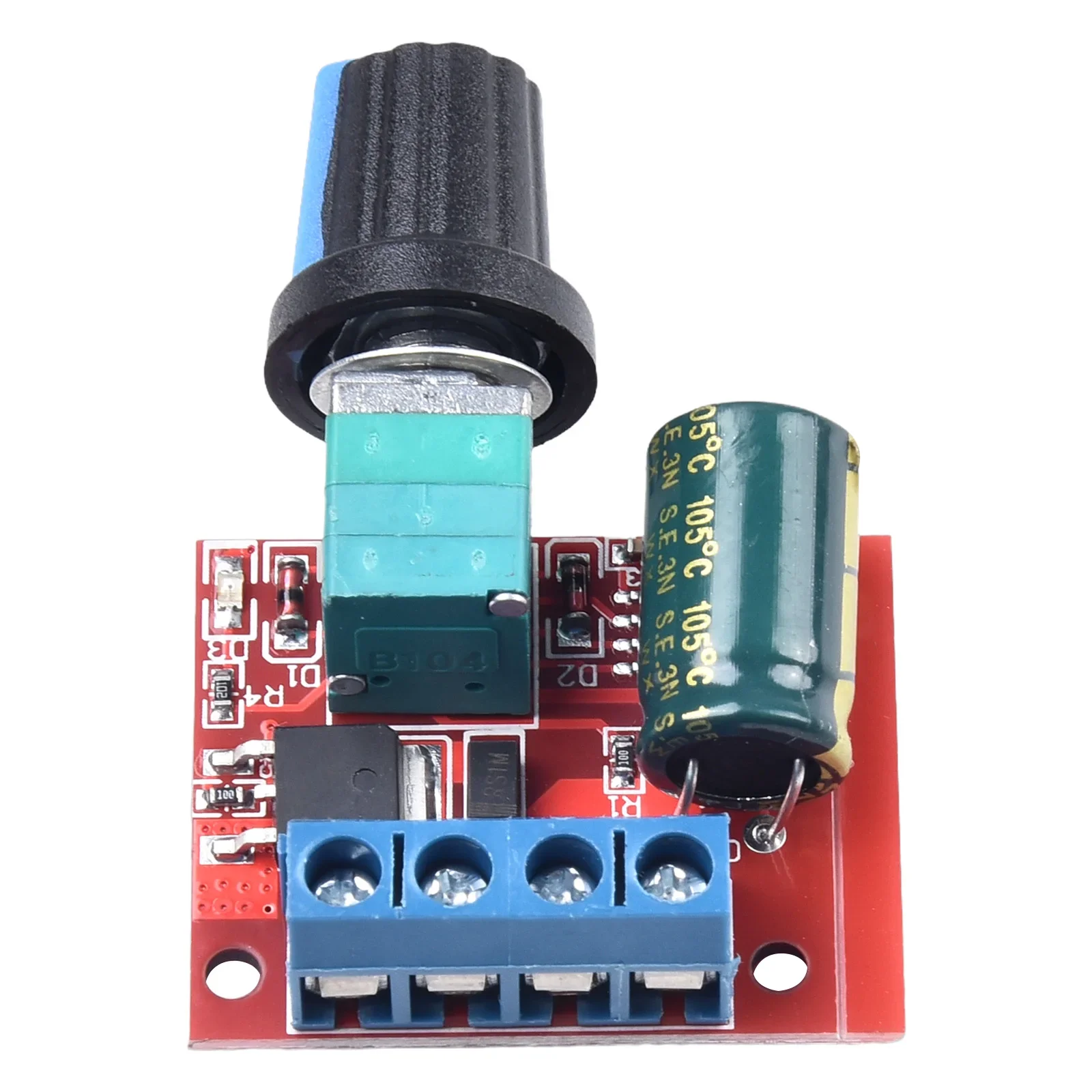 1pc Speed Control Switch PWM DC Motor 5A 5V-35V Speed Controller Resettable Fuse For Overcurrent Protection Power Tools Parts