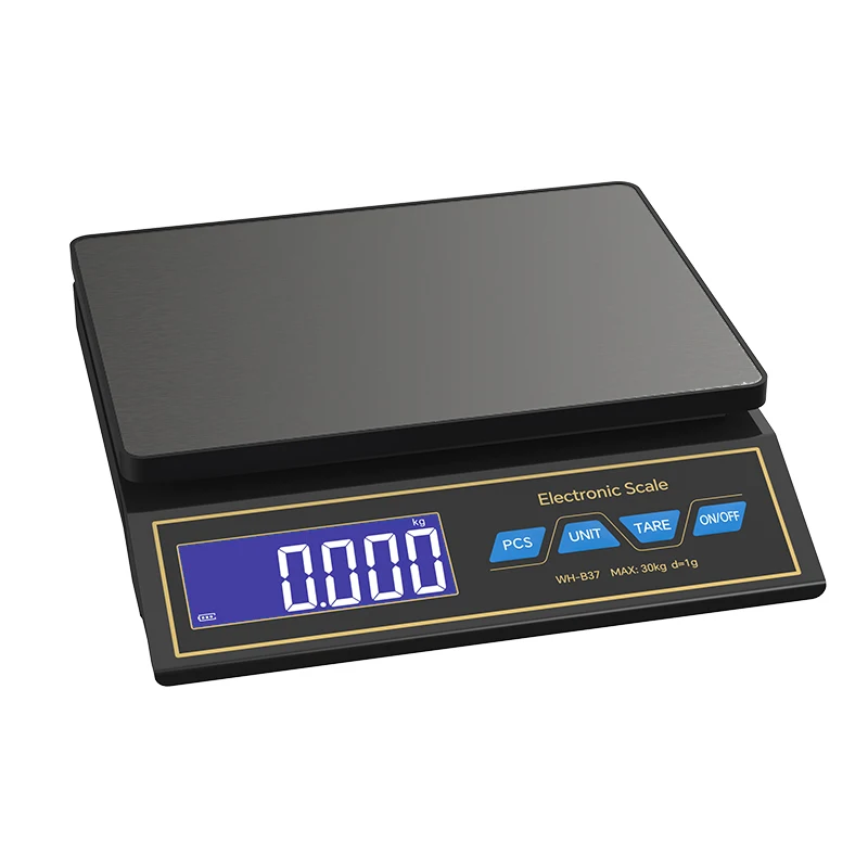 LCD Digital Kitchen Scale 30kg/1g Rechargeable Stainless Steel Panel Electronic Scales Home Jewelry Food Weighing Baking Tools view 6