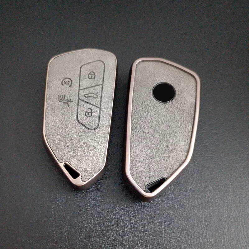 ل VW Golf GTI R MK8 ID.3 ID.4 سيات ليون تاركو أتيكا كوبرا ولد 5 زر حافظة مفاتيح السيارة عن بعد غطاء فوب كيرينغ اكسسوارات #6