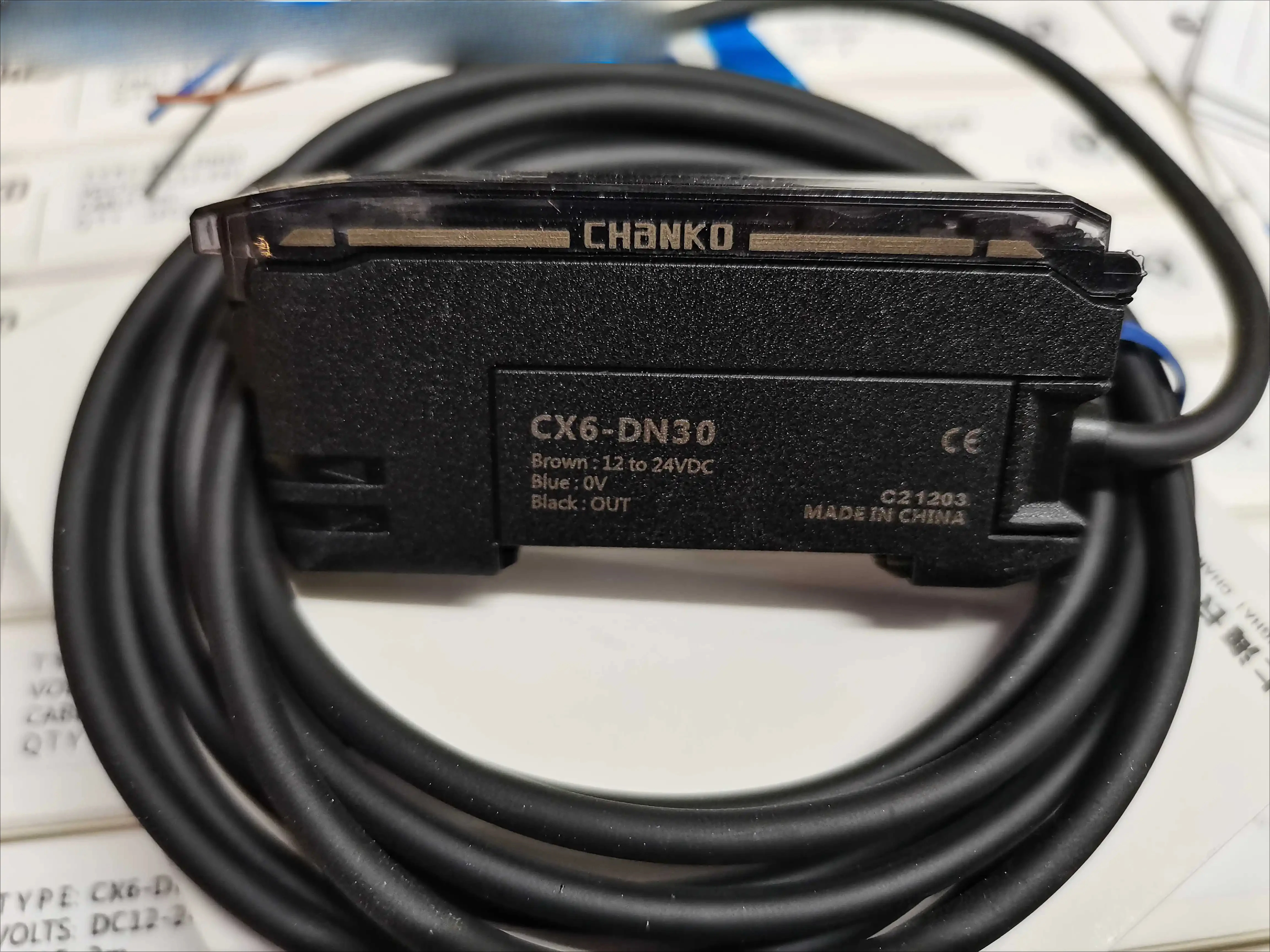 

CX6-DN30 CX6 Digital Fiber Amplifier CHANKO DC12-24V