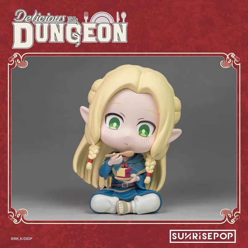 

Sunrisepop 14cm Delicious in Dungeon Marcille Cute Desk Ornament Action Figure Collectible Toy for Gaming And Anime Fans