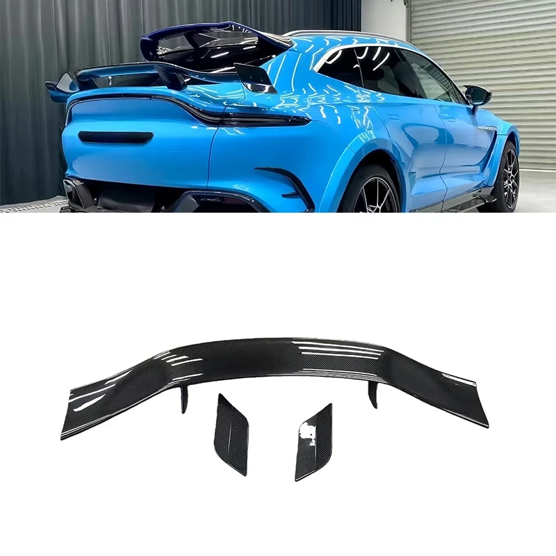For Aston Martin DBX DBX707 2020-2025 Carbon Fiber Rear Spoiler Wing M Style Lightweight Racing Performance Upgrade