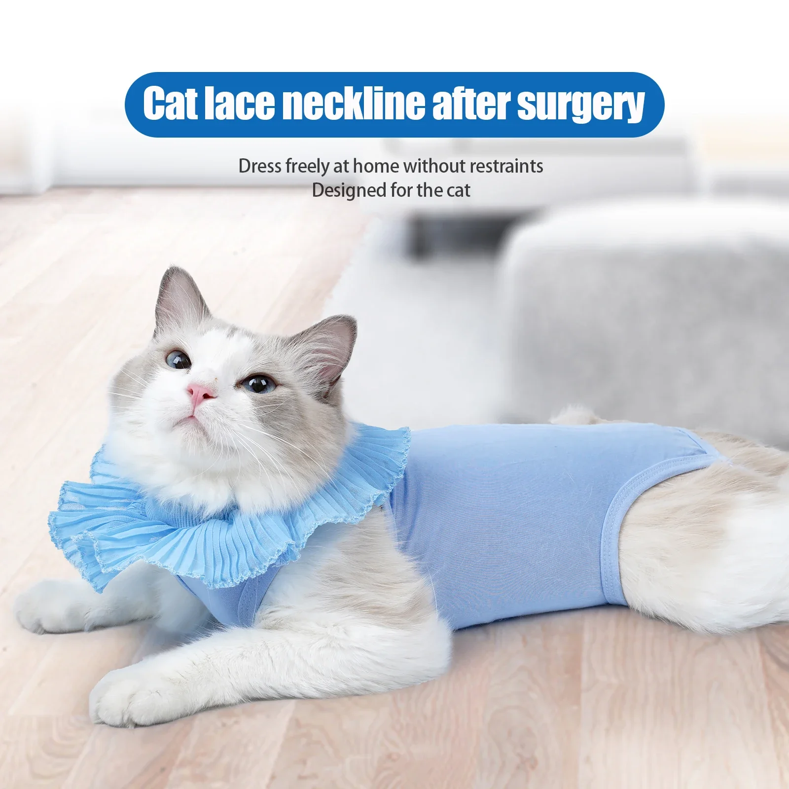 Cat Recovery Suit Sterilization Post-Operative Clothes Anti-lick Recovery Clothing After Surgery Protection Suit Cat Accessories