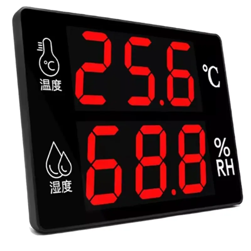

ABMS-High-Precision Indoor Digital Display Temperature And Humidity Meter Large Screen Alarm Function AS206A Industrial Grade