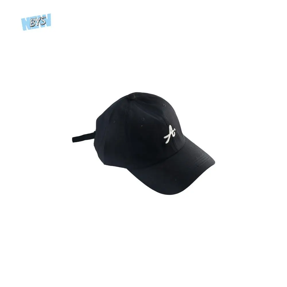 

Casual Simple Cotton Female Male Outdoor Snapback Hat Korean Style Cap Letter A Baseball Cap Visors Cap