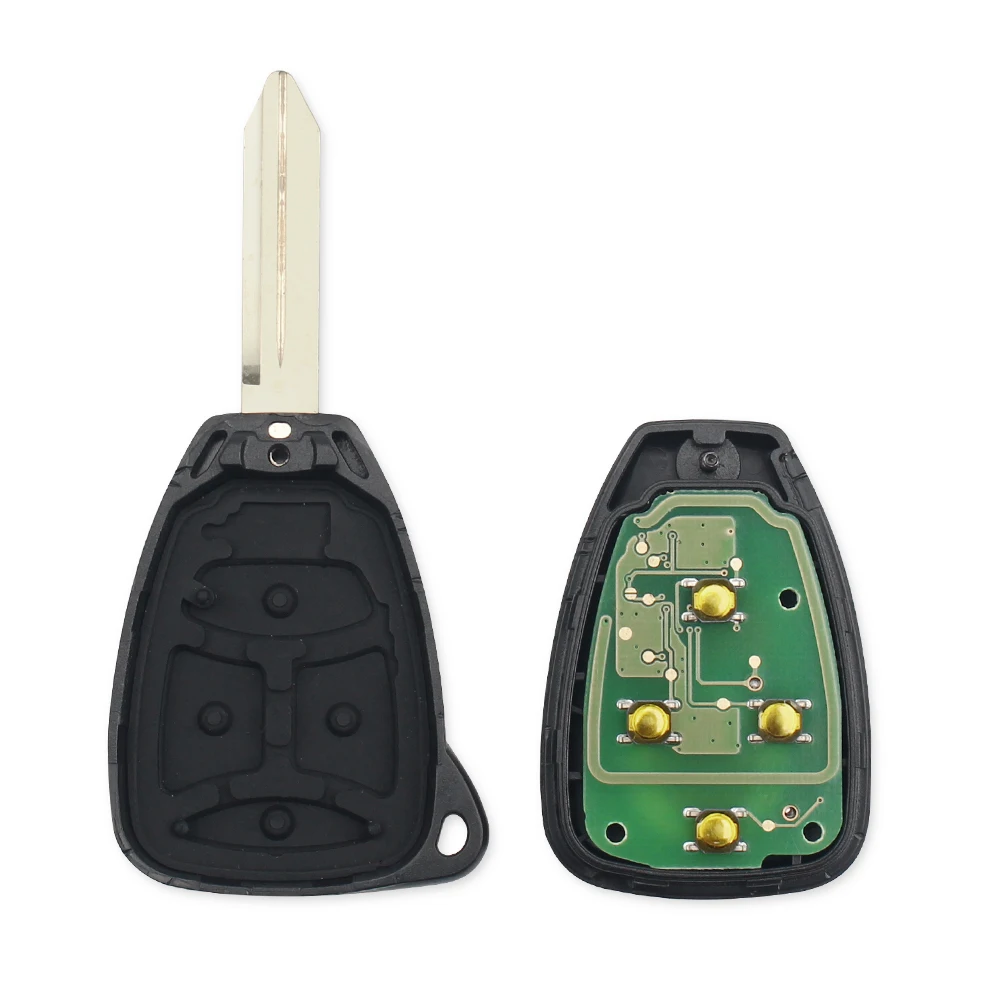 KEYYOU 2/3/4 Buttons Remote Car Key For Dodge Chrysler Jeep Dakota Durango Charger 300 Aspen Grand Cherokee 315/433mhz KOBDT04A