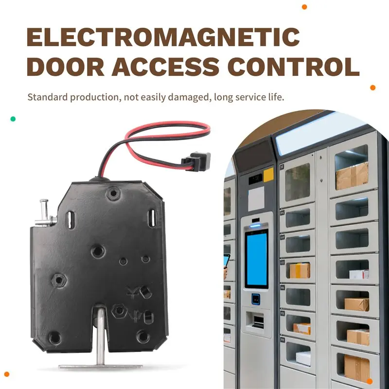 New-12V 2A Electric Magnetic Lock 150KG/330Lb Fail Safe Holding Force Electromagnetic Door Access Control System Cabinet Boxes