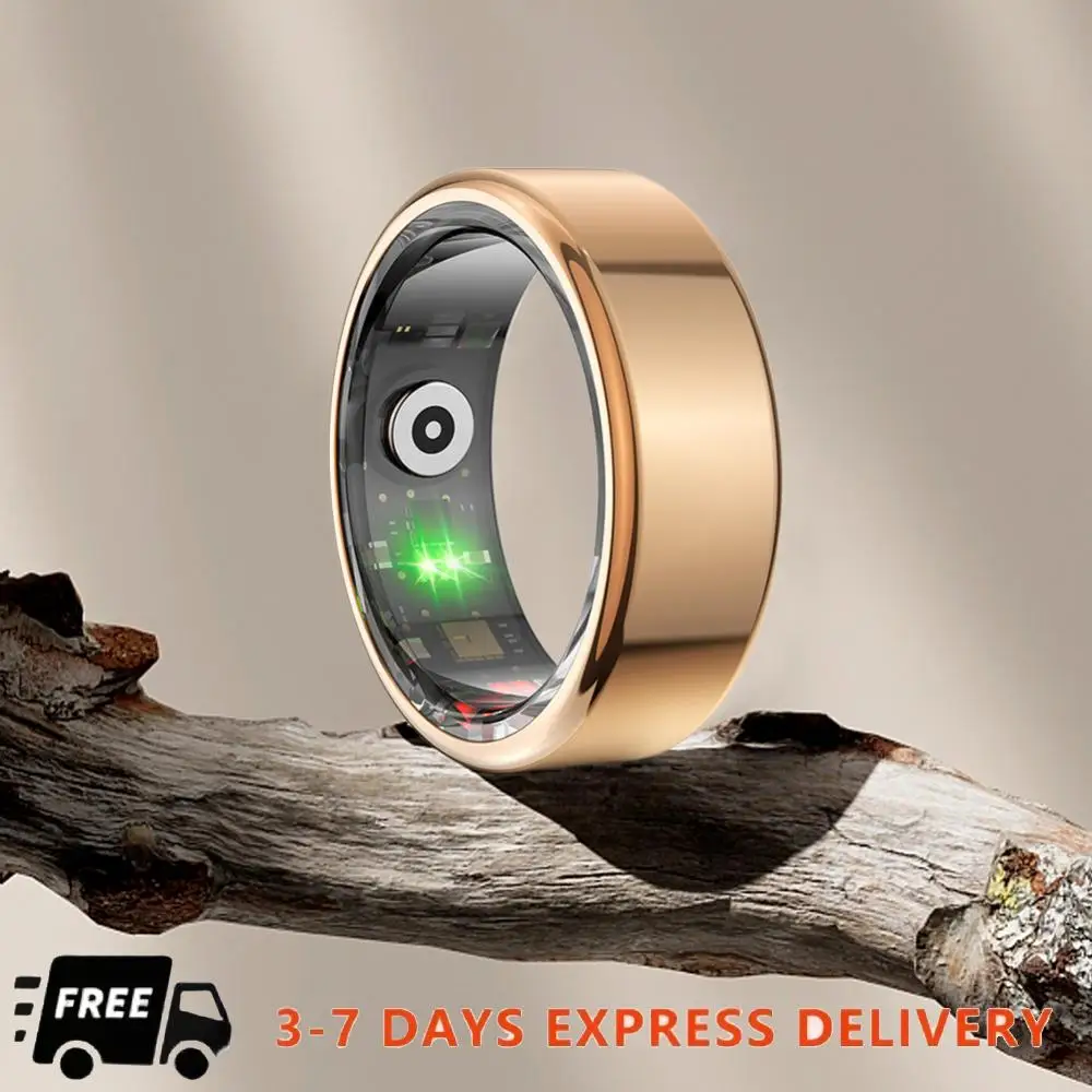 

R02 Smart Ring Fitness Tracker Ring 5.0 Bluetooth-Compatible Heart Rate Tracker Multi-sport Modes Wearable for Android for IOS