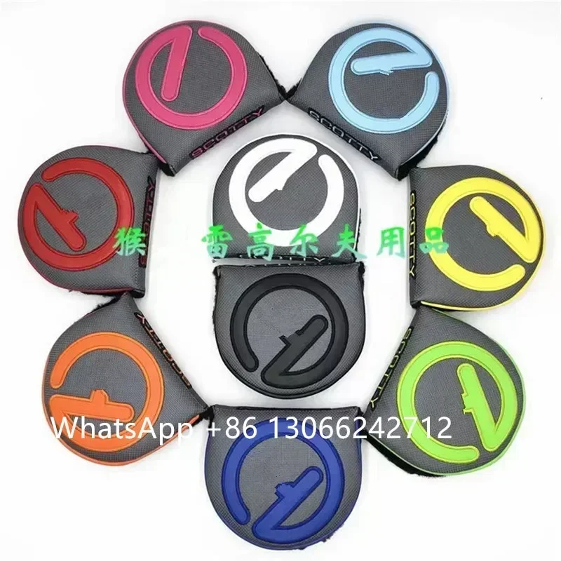 

golf accessories half round semi-circle putter head covers cap Suitable for golf putter