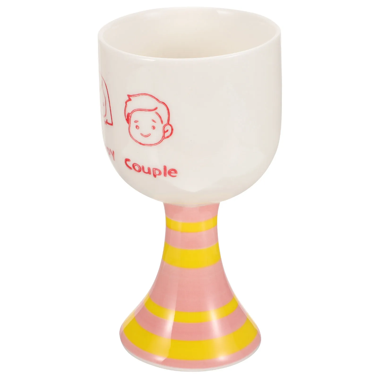 

Dessert Goblet Ceramic Ice Cream Cup Footed Beverage Goblet Elegant Stable Design for Home Bar Restaurant Party Wedding Dining