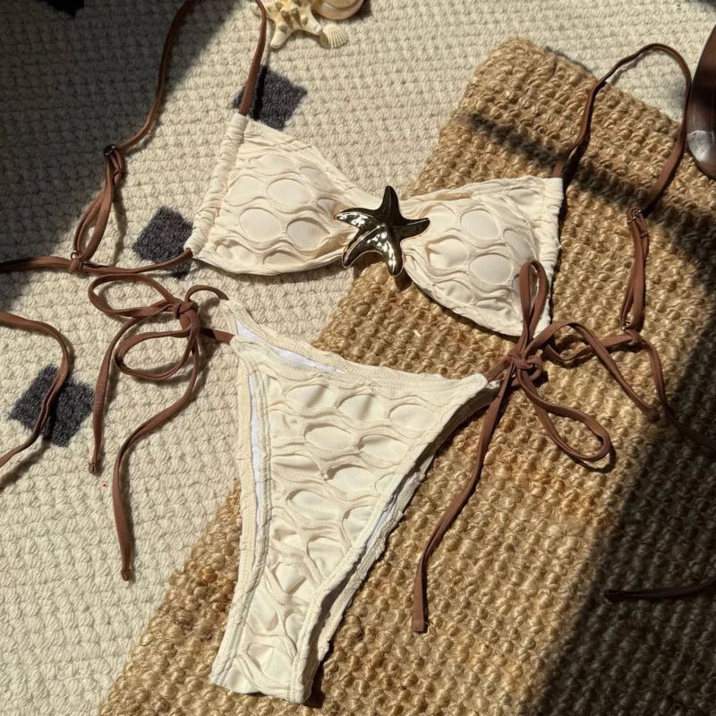 Novo sexy biquinis 2026 mulheres roupa de banho feminino maiô para natação wear fatos de banho conjunto biquíni brasileiro beachwear piscina banhista