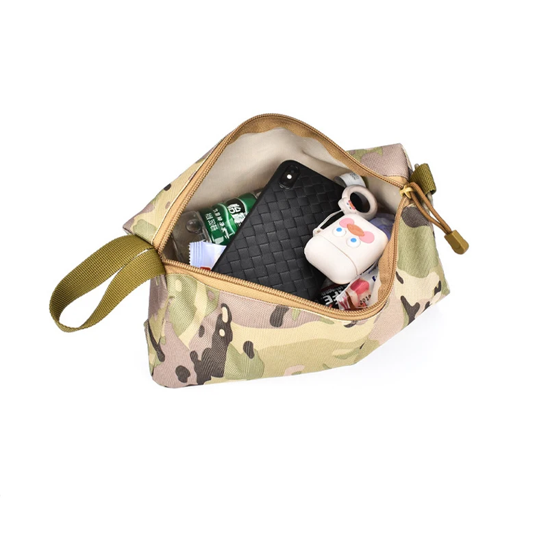 Outdoor Camouflage Bag for Multi Tools, Tactical, Running, Portable EDC Tool Storage Bag for Camping, Hiking, Hunting Pouch