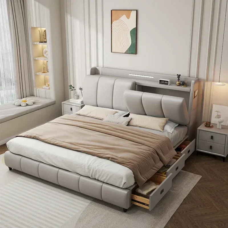 

Efficient Unique Queen Storage Double Bed With Drawers Modern King Size Frame Double Bed Luxury Modern