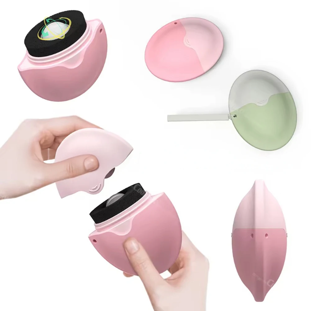 1PC Neue Silikon Suncream Roller Applikator Nachfüllbare Oval Isolation Lotion Creme Flaschen Nähte Farbe Kosmetik Werkzeug Reise – Detail 2