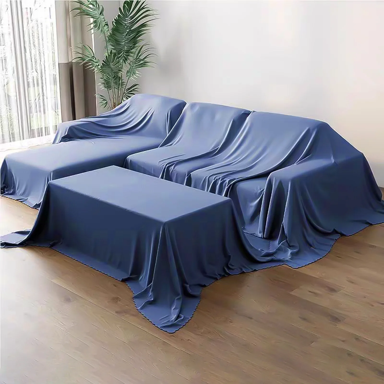 Furniture Dust Cover Waterproof Bed Sofa Tea Table Chair Protector Cover Outdoor Garden Furniture Masking