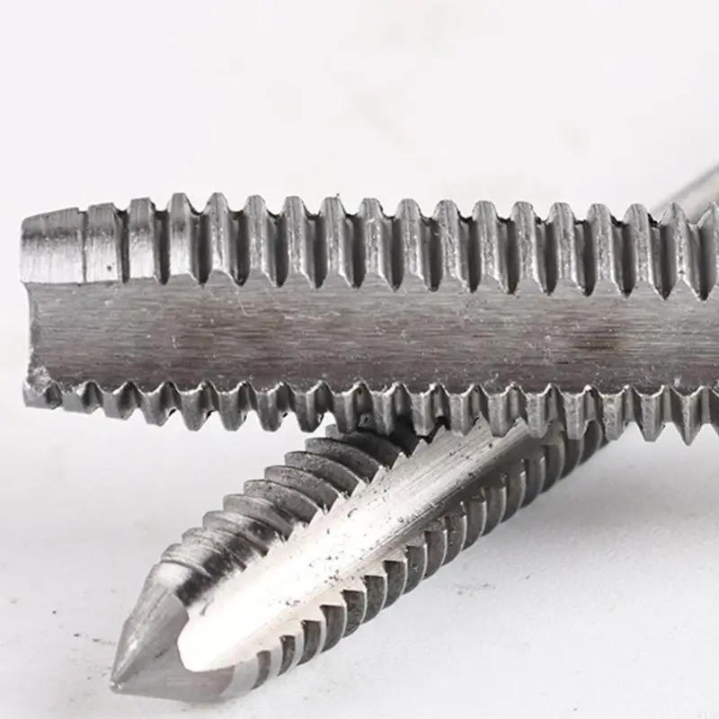 

WXTC Professional Grade Hand Tap Set 5Sizes 3mm 4mm 5mm 6mm 8mm Heat Treated Steel Durability Metal Threading Tool 5pc