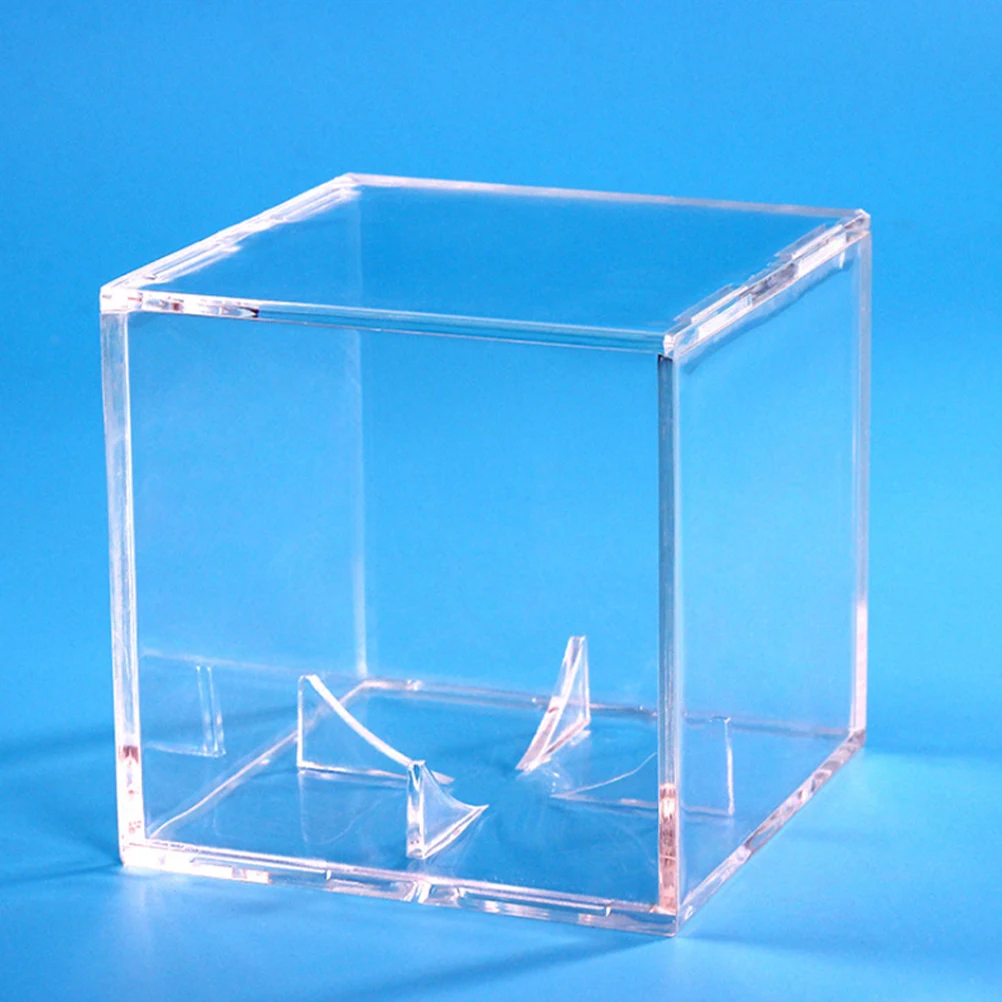 

2Pcs Transparent Acrylic Dustproof Storage Display Box for Baseball Golf Ball Decorative Case Holder