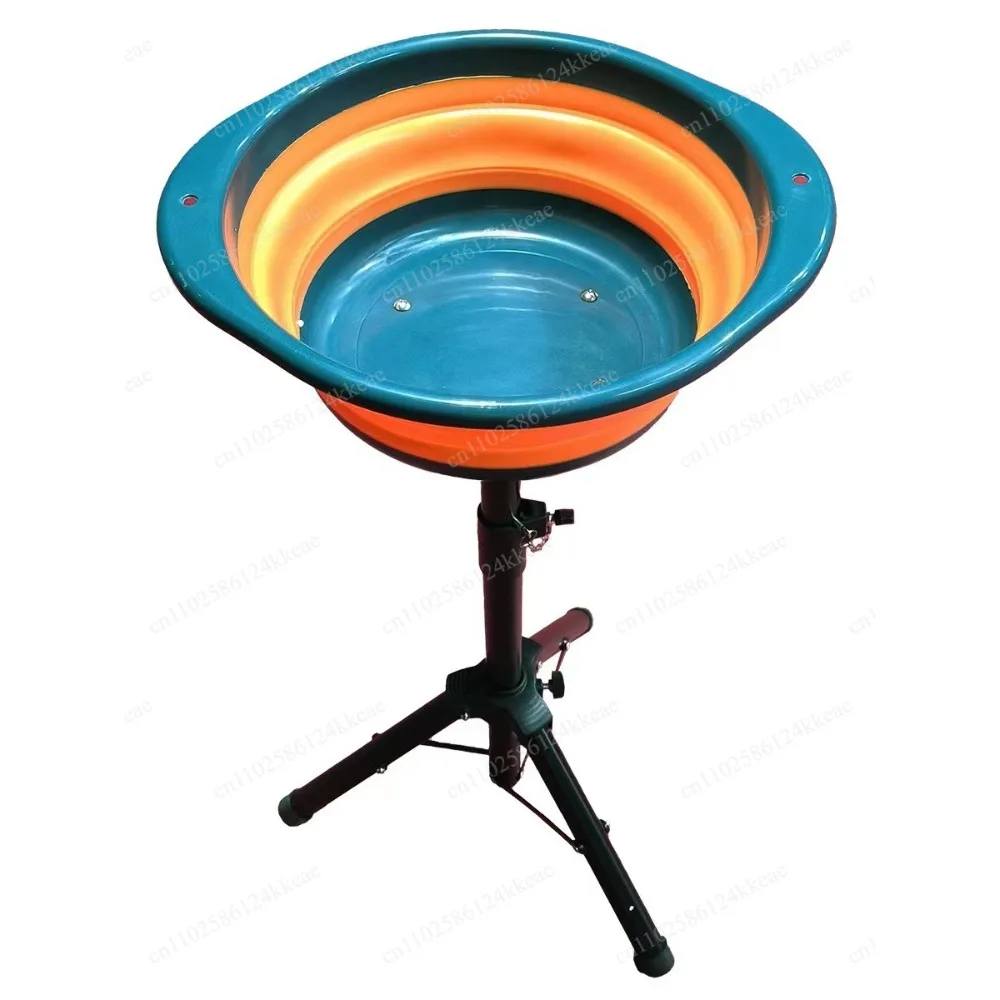 

Pneumatic table tennis multi-ball basin movable multi-ball rack cart ball collector frame for training
