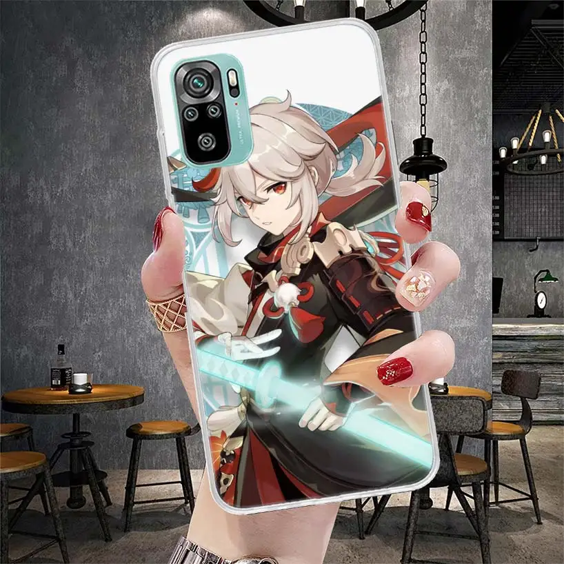 Genshin Impact Kaedehara Kazuha Soft Phone Case for Xiaomi Redmi Note 13 12S 12 11S 11 11T 11E 10S 10 Pro Plus 9S 9 8T 8 7 Cover