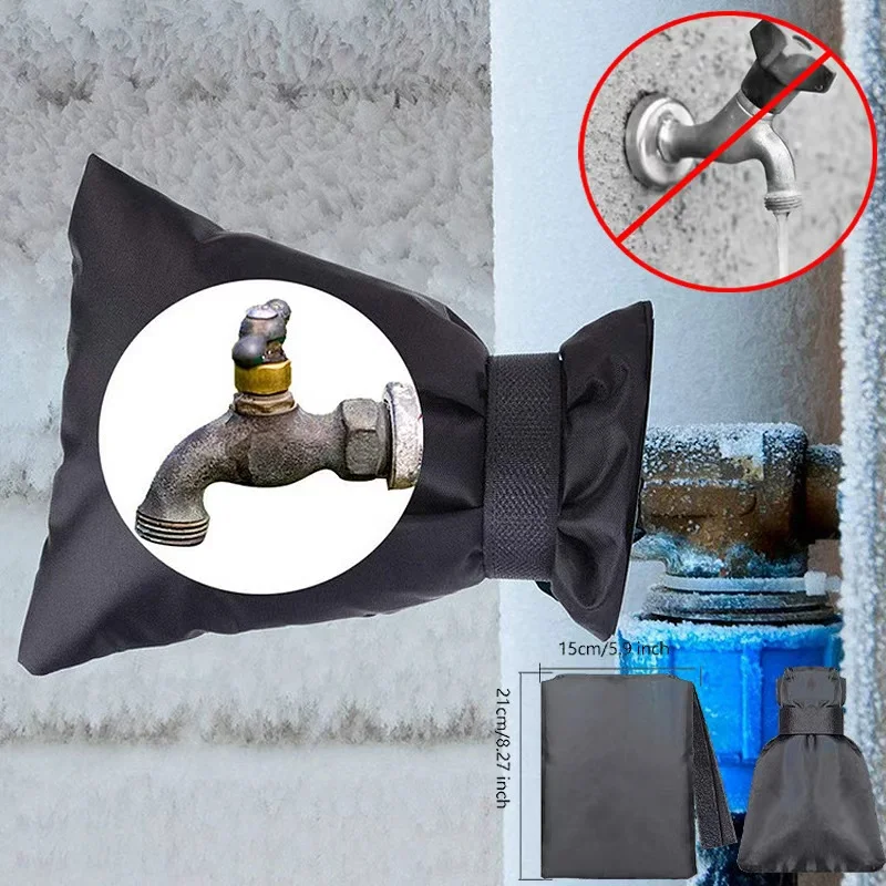 ترقية غطاء صنبور في الهواء الطلق الشتاء تجميد حماية رشاقته مقاوم للماء قابلة لإعادة الاستخدام معزول حنفية جورب لخرطوم الحديقة #2