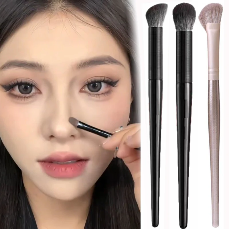 

Nose Shadow Concealer Makeup Brush Precision Soft Fluffy Smudge Brush Cover Acne Dark Circles Multi-Function Detail Makeup Tool