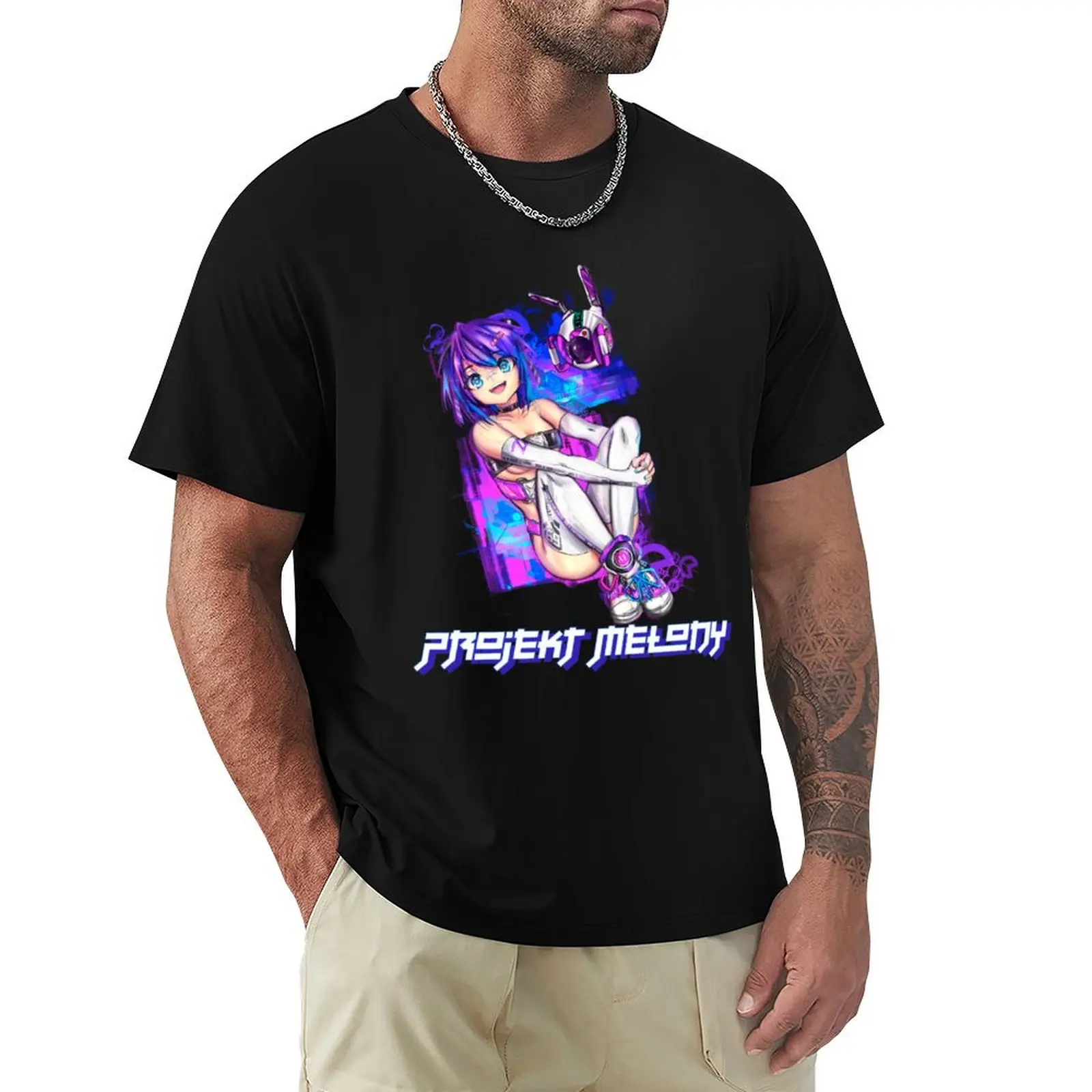 

projektmelody - projekt melody T-Shirt blue archive sublime korean fashion summer shirt heavy weight t shirts for men