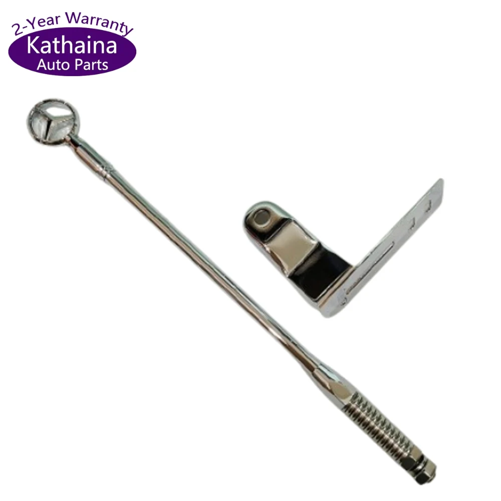 

Kathaina Auto 1 pc Full chrome plating parking pole flag pole Guide pole For Mercedes Benz W140 W123 W124 W201 W202 W126