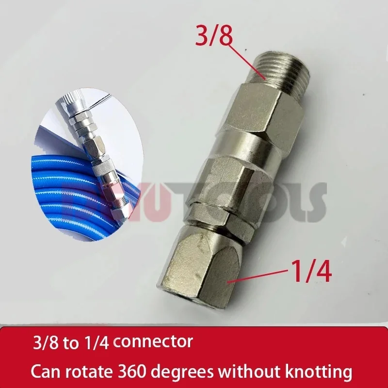 High Pressure Hose Swivel Adaptor Female Fitting to Male Connection Quick Connect for Airless Paint Sprayer Hydraulic Spray Guns