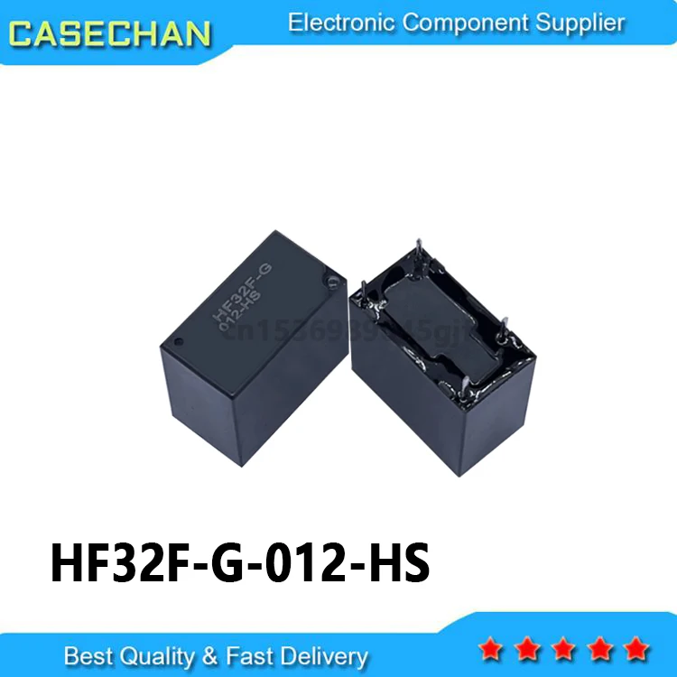 10PCS New and Original Relay HF32F JZC-32F-G-012-HS JZC-32F-G/012-HS HF32F-G-012-HS DIP 10A 4PINS DC12V