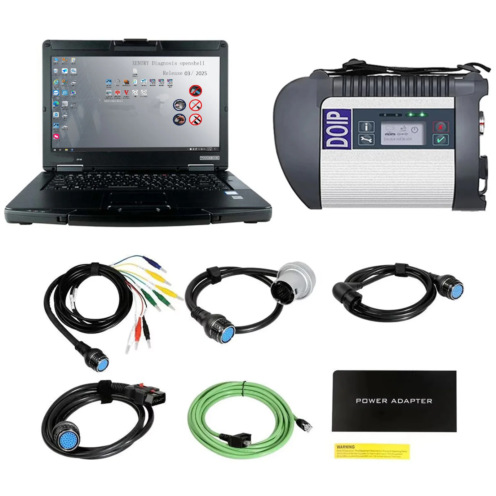 High quality Mb Star C4 Diagnostic Tool With Laptop C4 WIFI DOIP for benz diagnostic tool  for Mercedes Diagnose Tool