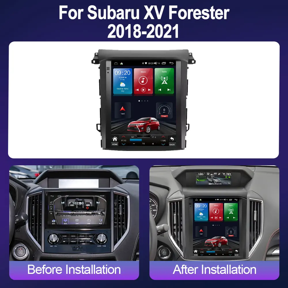 لسوبارو XV فورستر 2018-2021 9.7 "7862S أندرويد 13 راديو السيارة تسلا نمط الوسائط المتعددة مشغل فيديو Carplay نظام تحديد المواقع نافي ستيريو 4G #2