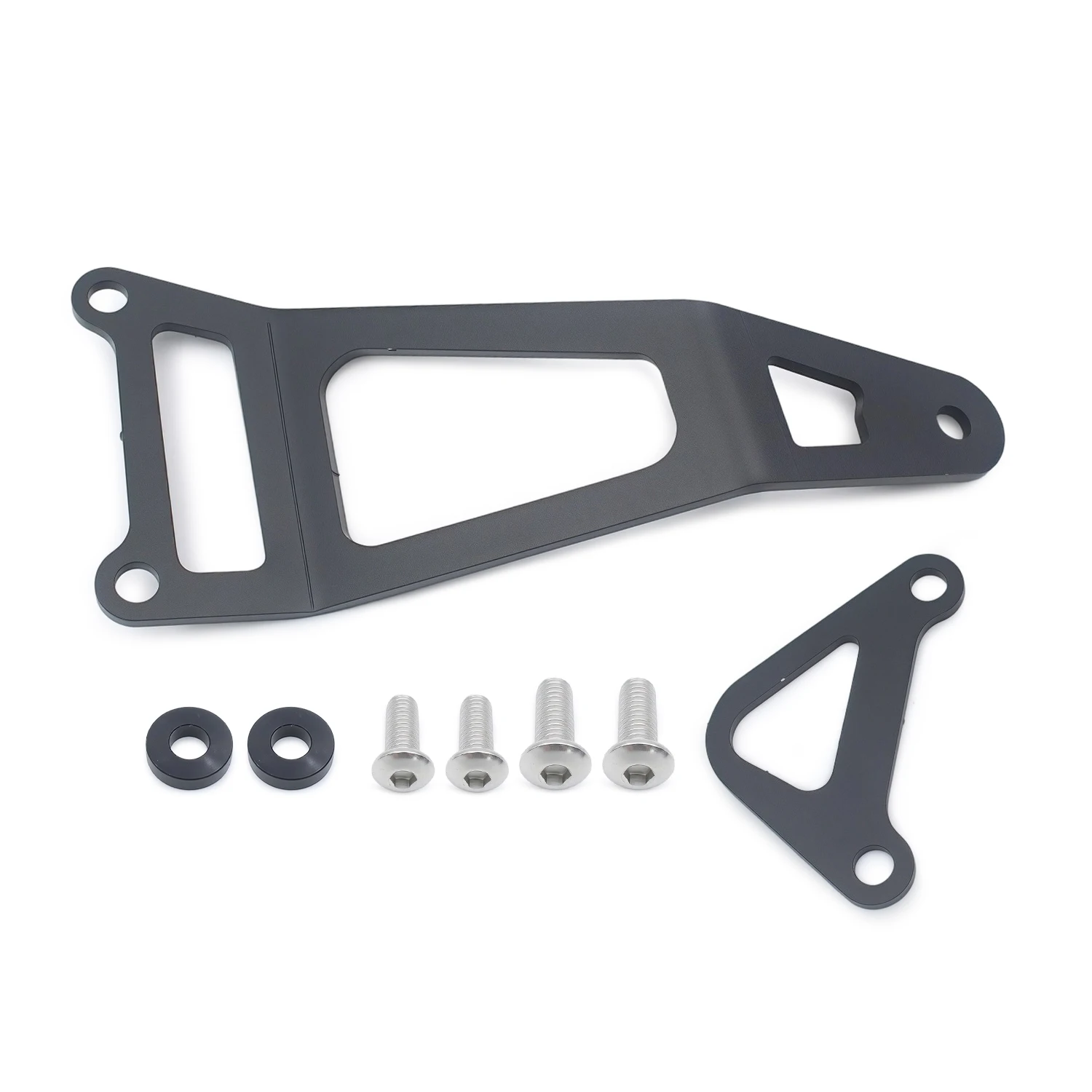 For Yamaha YZF R3 YZF R25 MT03 MT-03 MT25 MT-25 Rear Footrest Plate Bracket Motorcycle Accessories Exhaust Hanger Holder Support view 3