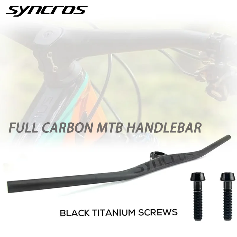 

SYNCROS Integrated UD Carbon MTB Diameter 28.6MM Stem Length 40-70MM MTB Titanium Screw Width660-800MM Bicycle Accessories