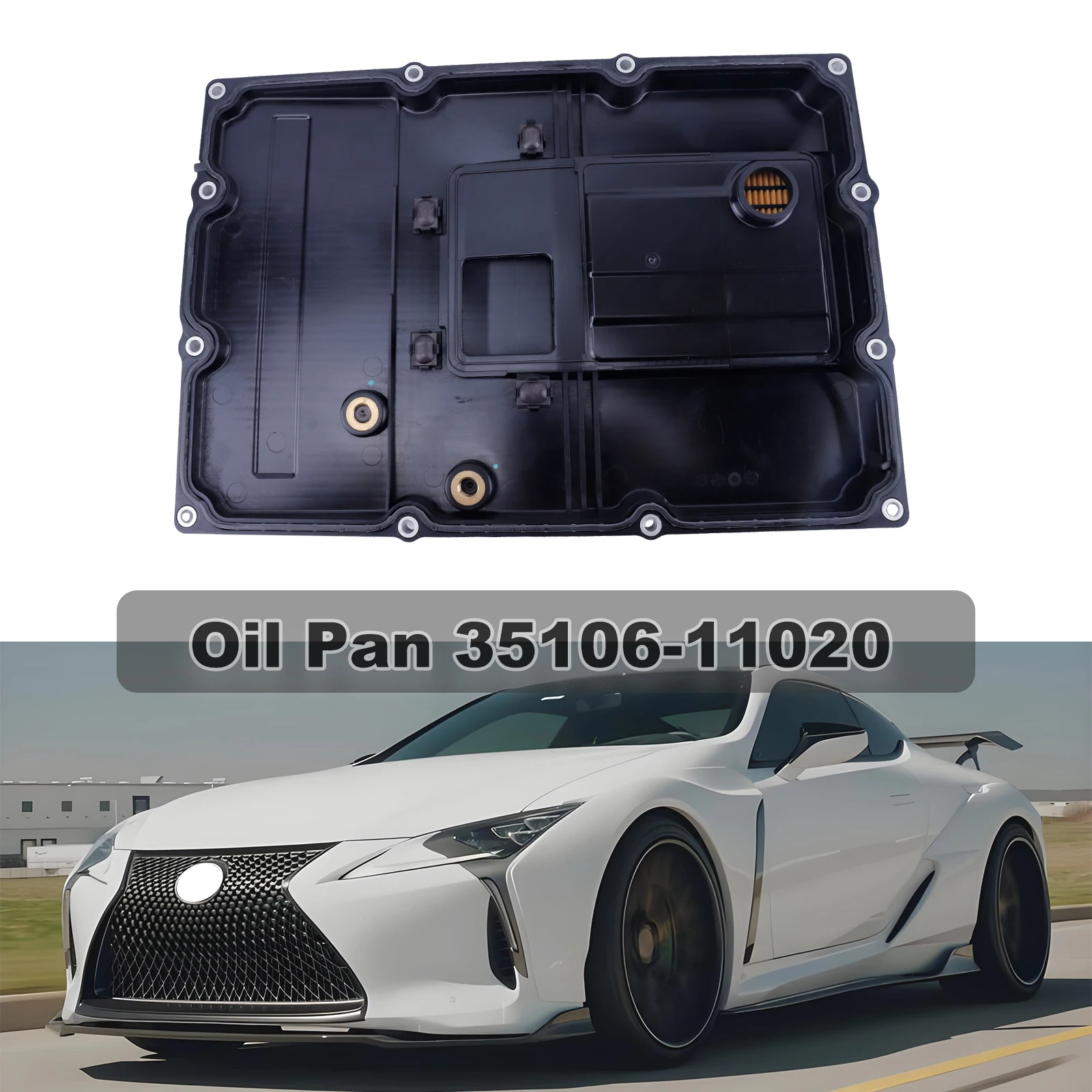 

35106-11020 Transmission Oil Pan Sump For LEXUS LC500 Z100 5.0 LX500d J310 3.3TD 2021-2024 LS350 XF50 3.5 2017-2019 3510611020