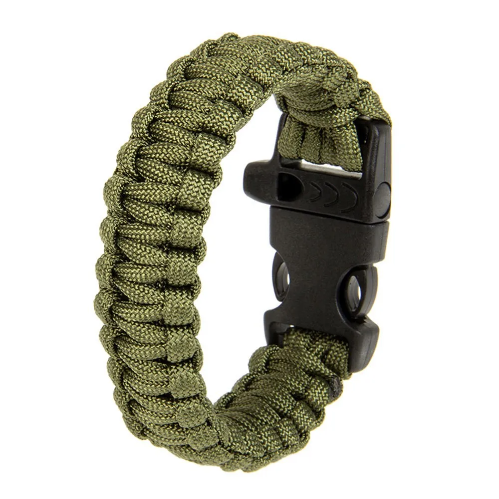whistle paracord bracelet Tactical Climbing Rope Outdoor Parachute Cord Accessories