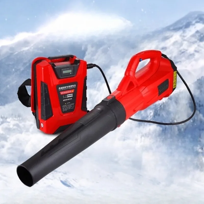 ハイパワーポータブルバックパックハンドヘルドリチウム電気ヘアドライヤー吹き葉吹きダストブロワー