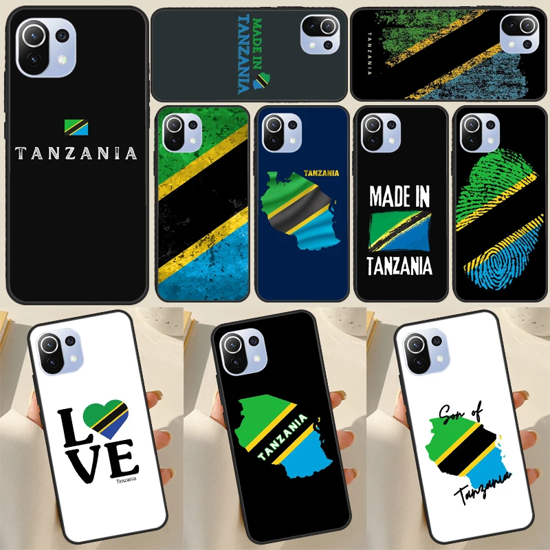 Tanzania National Flag Case For POCO F5 X3 X5 Pro X4 F4 GT F3 M5s C40 Back Cover For Xiaomi 13 12 Lite 11T 12T Pro