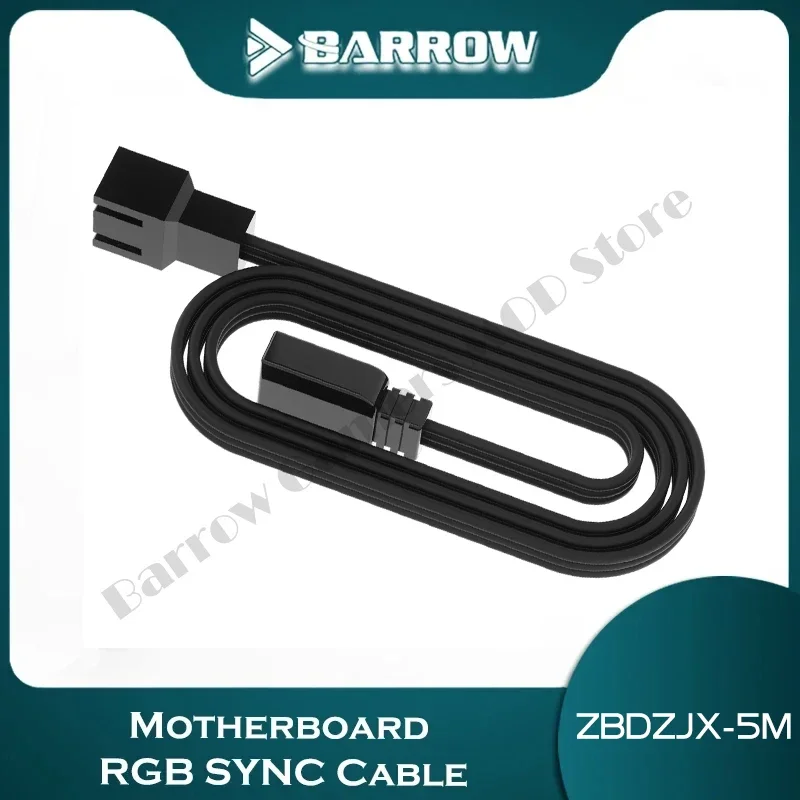 Barrow ZBDZJX-5M 5V 3Pin MB SYNC Line, Interface  Aurora Motherboard RGB Control Expansion Adapter Cable