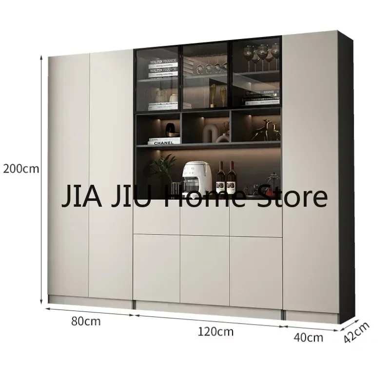 Corner Storage Wine Cabinets High Liquor Wall Kitchen Luxury Living Room Botellero Vino Bar Wine Cabinets Furniture QF50JG