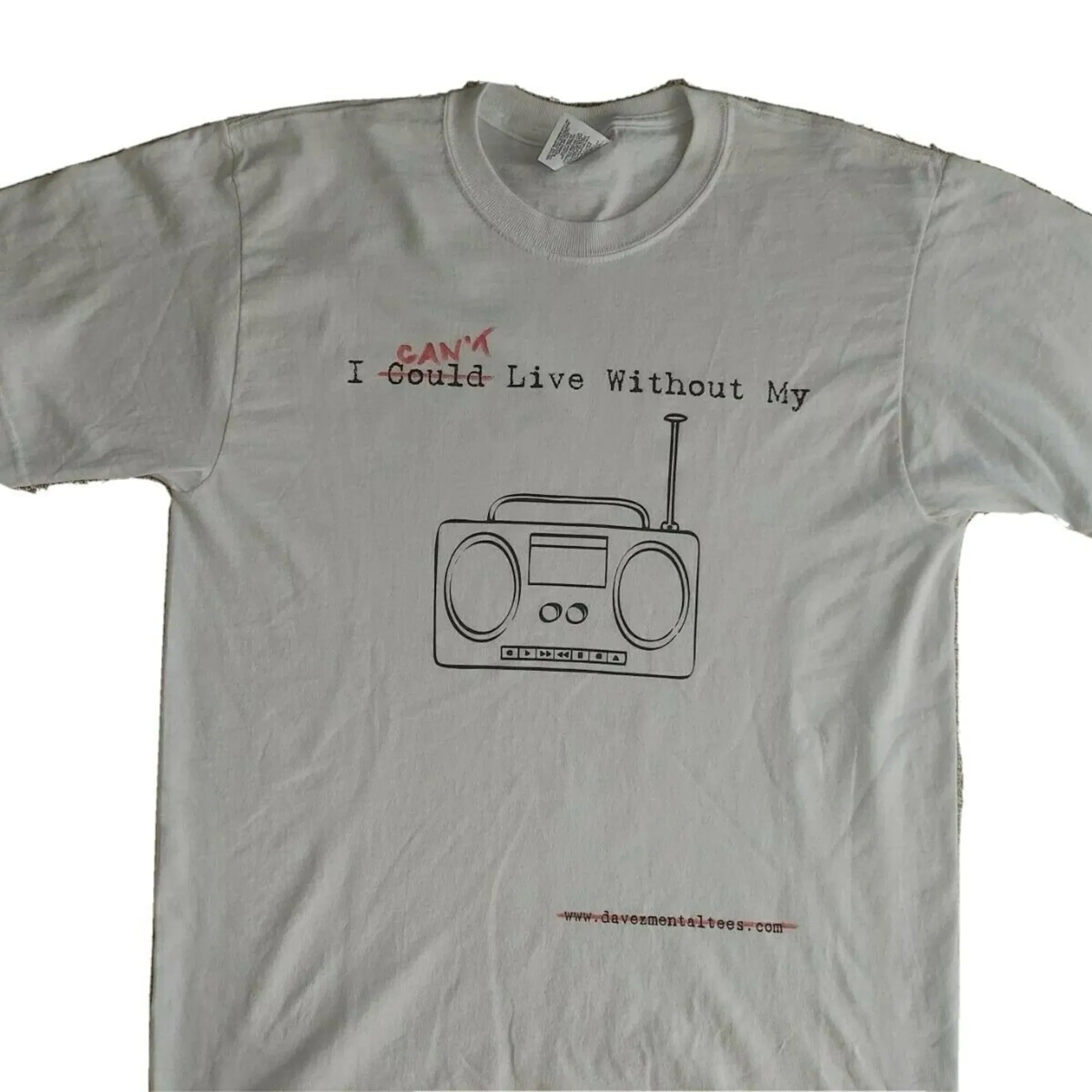 I Can't Live Without My Radio T-Shirt Inspired by LL Cool J Old School Underground Hip Hop Rap Tee