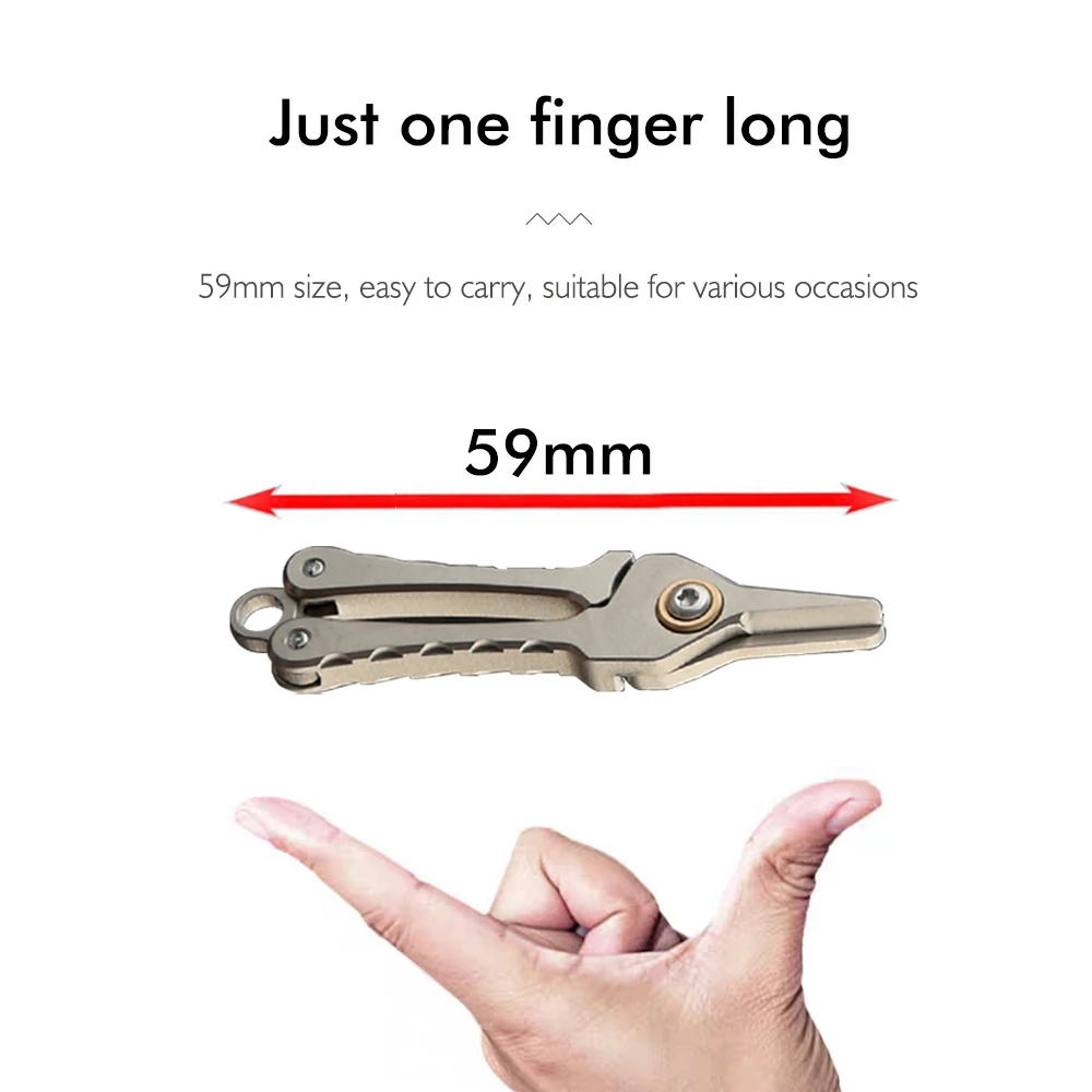 Tytanowe nożyczki do włosów w nosie i uszach - zaokrąglone końcówki zabezpieczające do przycinania brwi, precyzyjnie szlifowane, ostre narzędzie do pielęgnacji ze stali nierdzewnej