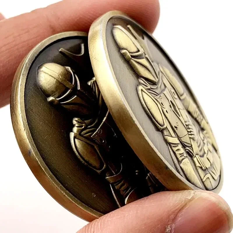 Hasbro Star Wars Warriors Relief Bronze เหรียญที่ระลึกคอลเลกชันการ์ตูนที่ระลึกป้ายโลหะเหรียญของขวัญ